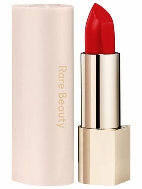 Rare Beauty Lipstick in Bright Red